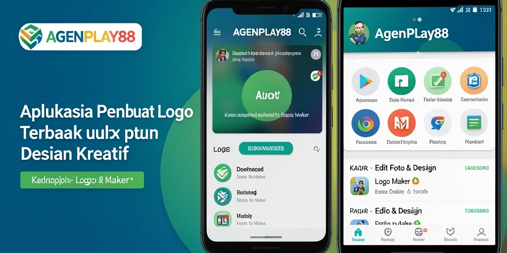 Tampilan antarmuka AGENPLAY88 saat membuat logo yang kreatif dan menarik.